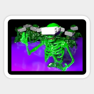 Slime Skeleton VR Sticker